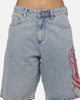 Worship Scripted Big Dawg Jean Shorts Worn Blue