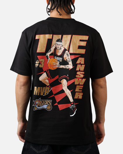 Mitchell & Ness Philadelphia 76ers Allen Iverson Cartoon T-Shirt White