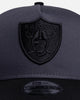 New Era Las Vegas Raiders 'Graphite Black' 9FORTY A-Frame Snapback Black/Grey