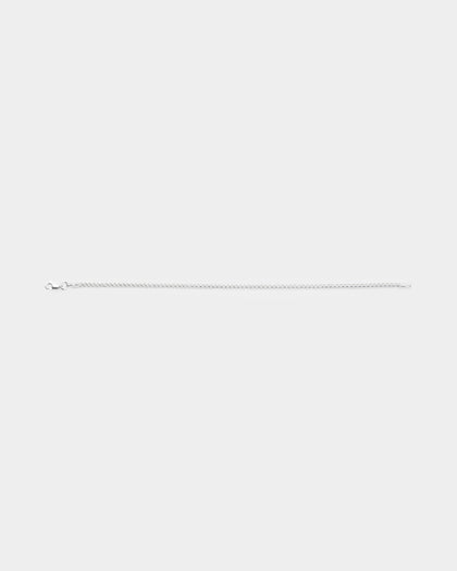 House Of Auric 3mm Cuban Link Bracelet Sterling Silver
