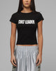 Loiter Women's Cult Leader Baby T-Shirt Black