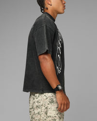Loiter Chrome Dome T-Shirt Washed Black