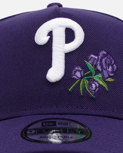 New Era Philadelphia Phillies 'Purple Rose' 9FORTY A-Frame Snapback Purple