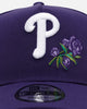New Era Philadelphia Phillies 'Purple Rose' 9FORTY A-Frame Snapback Purple