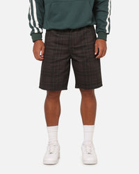 Carre Avenue Jorts Black Plaid