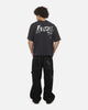 Mitchell & Ness Los Angeles Lakers Tape Crop T-Shirt Washed Black