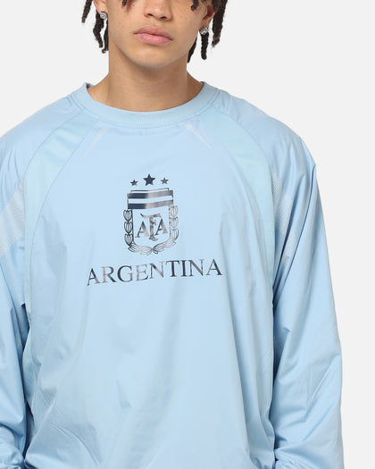 Majestic Athletic Argentina Nylon Crewneck Argentina Blue
