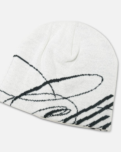 Mitchell & Ness Boston Celtics Skull Beanie White