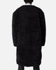 MNML Faux Fur Coat Black