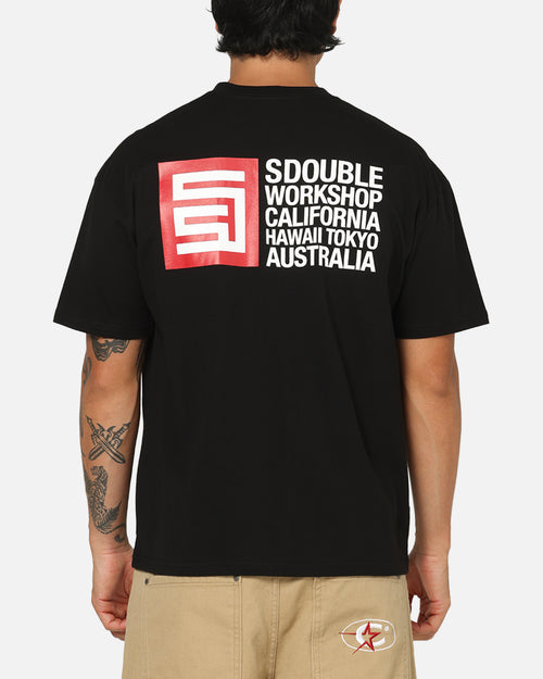 S Double City Cube T-Shirt Black