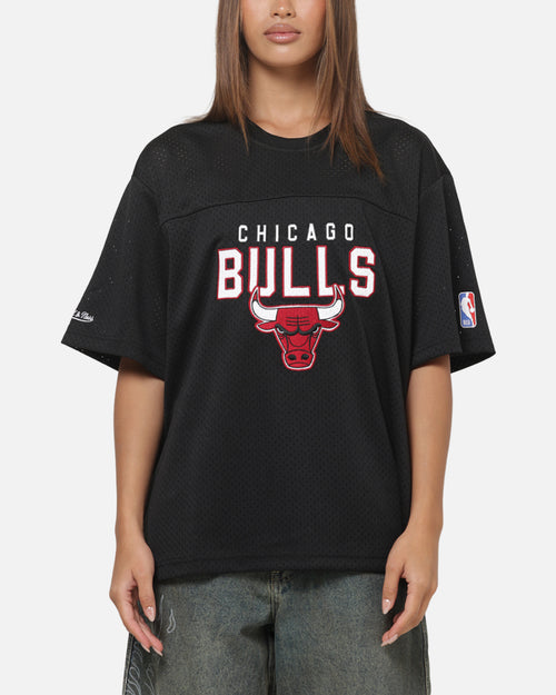 Mitchell & Ness Chicago Bulls Basketball Mesh T-Shirt Black