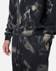 MNML Sun Burned Zip Up Hoodie Washed Black