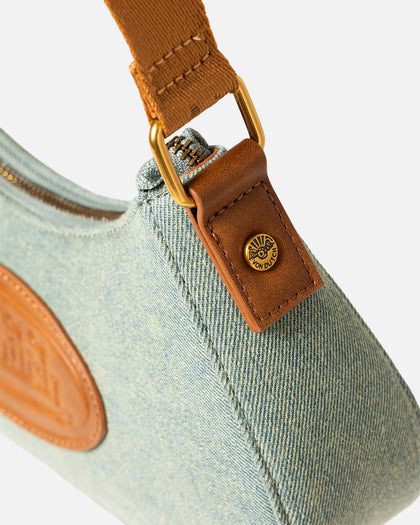 Von Dutch Women's Amy Dirty Shoulder Bag Dirty Denim