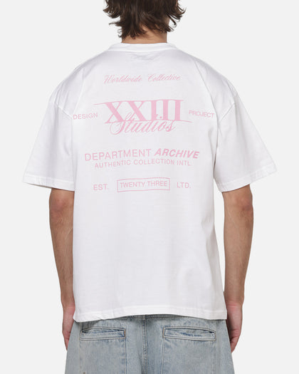 XXIII Utilities T-Shirt White/Pink