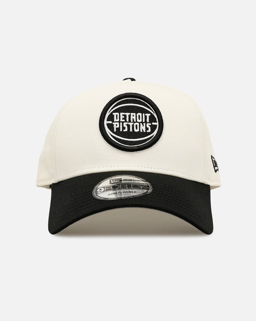 New Era Detroit Pistons 'Easy Chrome Black' 9FORTY A-Frame Snapback Chrome/Black