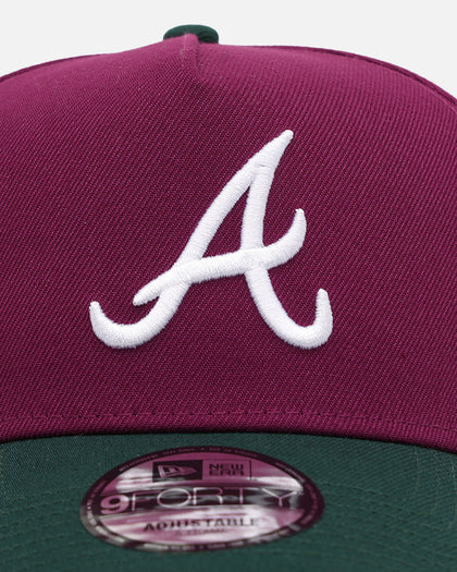 New Era Atlanta Braves 'Vineyard' 9FORTY A-Frame Snapback Purple