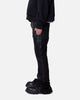 MNML Super Stacked Denim Jeans Washed Black