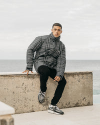 Saint Morta Mercy Merci Plaid Jacket Black