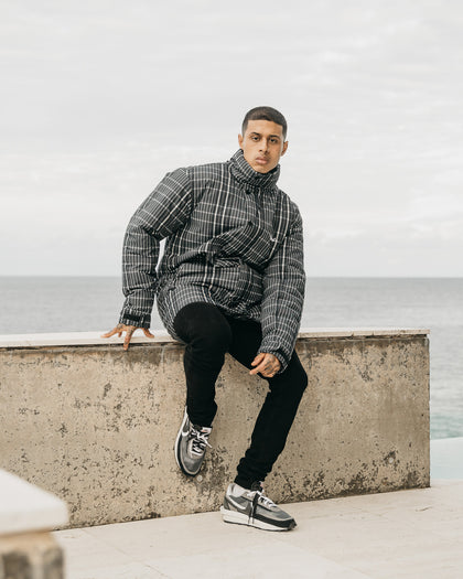 Saint Morta Mercy Merci Plaid Jacket Black