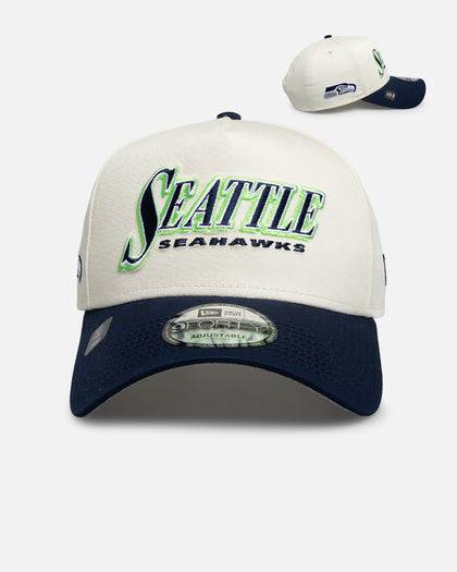 New Era Seattle Seahawks "NFL 26 AU Two Tone Chrome" 9Forty A-Frame Snapback Official Team Colours
