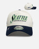 New Era Seattle Seahawks "NFL 26 AU Two Tone Chrome" 9Forty A-Frame Snapback Official Team Colours