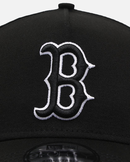 New Era Boston Red Sox 9FORTY A-Frame Snapback Black/White