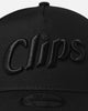 New Era LA Clippers 'NBA Black On Black' 9FORTY A-Frame Snapback Black