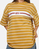 Carre Lineup T-Shirt Mustard Stripe