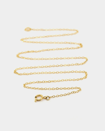 Raising Hell Customisable Cable Necklace Gold