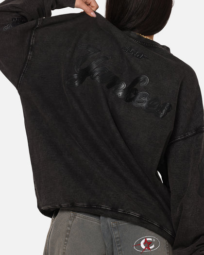 Pro Standard New York Yankees 'Wash Vanguard' Fleece Crewneck Washed Black