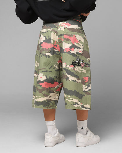 Loiter Hybrid Patch Shorts Camo