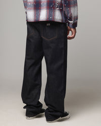 American Thrift Vintage Straight Jeans Raw Blue
