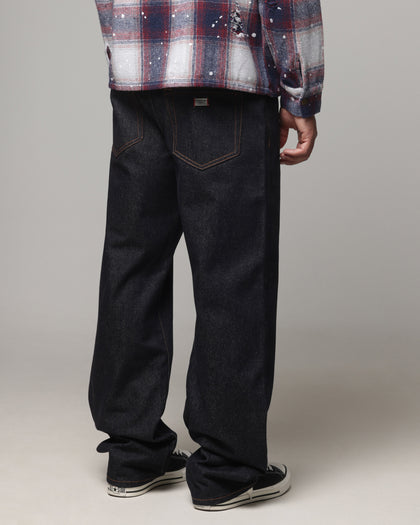 American Thrift Vintage Straight Jeans Raw Blue