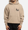 Saint Morta Black Doves Boxy Hoodie Tan