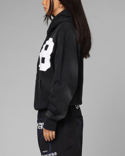 Loiter Cosmos Hoodie Washed Black