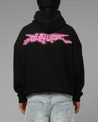 Loiter Cyber Logo Hoodie Black