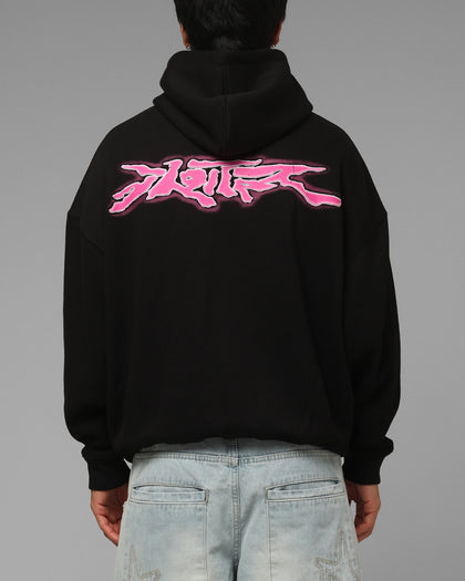 Loiter Cyber Logo Hoodie Black