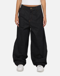 Carre Astor Pleated Jeans Raw Blue