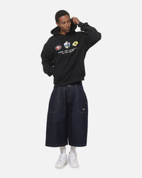 Majestic Athletic NFL Green and Gold Hoodie Black
