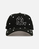 New Era New York Yankees 'Black Satin Hearts' 9FORTY A-Frame Snapback Black