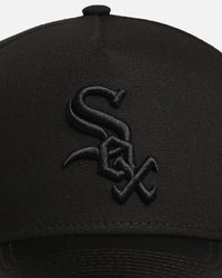 New Era Chicago White Sox 'Canvas Leather' 9FORTY A-Frame Snapback Black