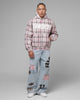 Loiter Racer Work Jacket Pink Plaid