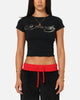 Ed Hardy Women's Chrome Baby T-Shirt Black