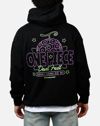 Hypland X One Piece Neon Gomu Hoodie Black