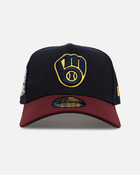 New Era Milwaukee Brewers 'Retro Outdoor' 9FORTY A-Frame Snapback Navy
