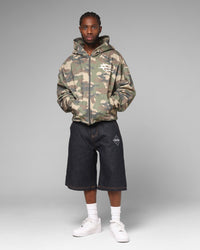 Loiter Hybrid Premium Hoodie Camo