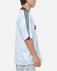 Adidas Collared Goalie Jersey T-Shirt Light Blue