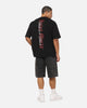 Saint Morta La Muerte Script T-Shirt Black/Red
