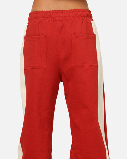 Carre Sport C Trackpants Red/Off White
