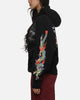 Ed Hardy Women's Floral Zip Hoodie Black